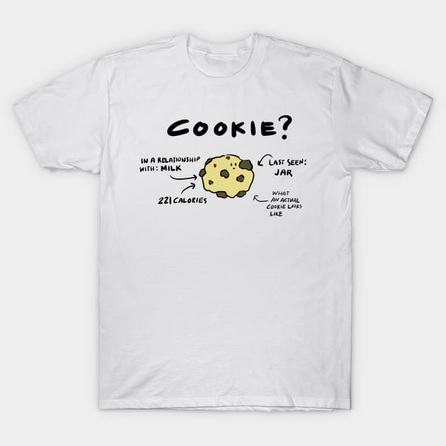 A Cute Cookie T-Shirt by cheapyblue